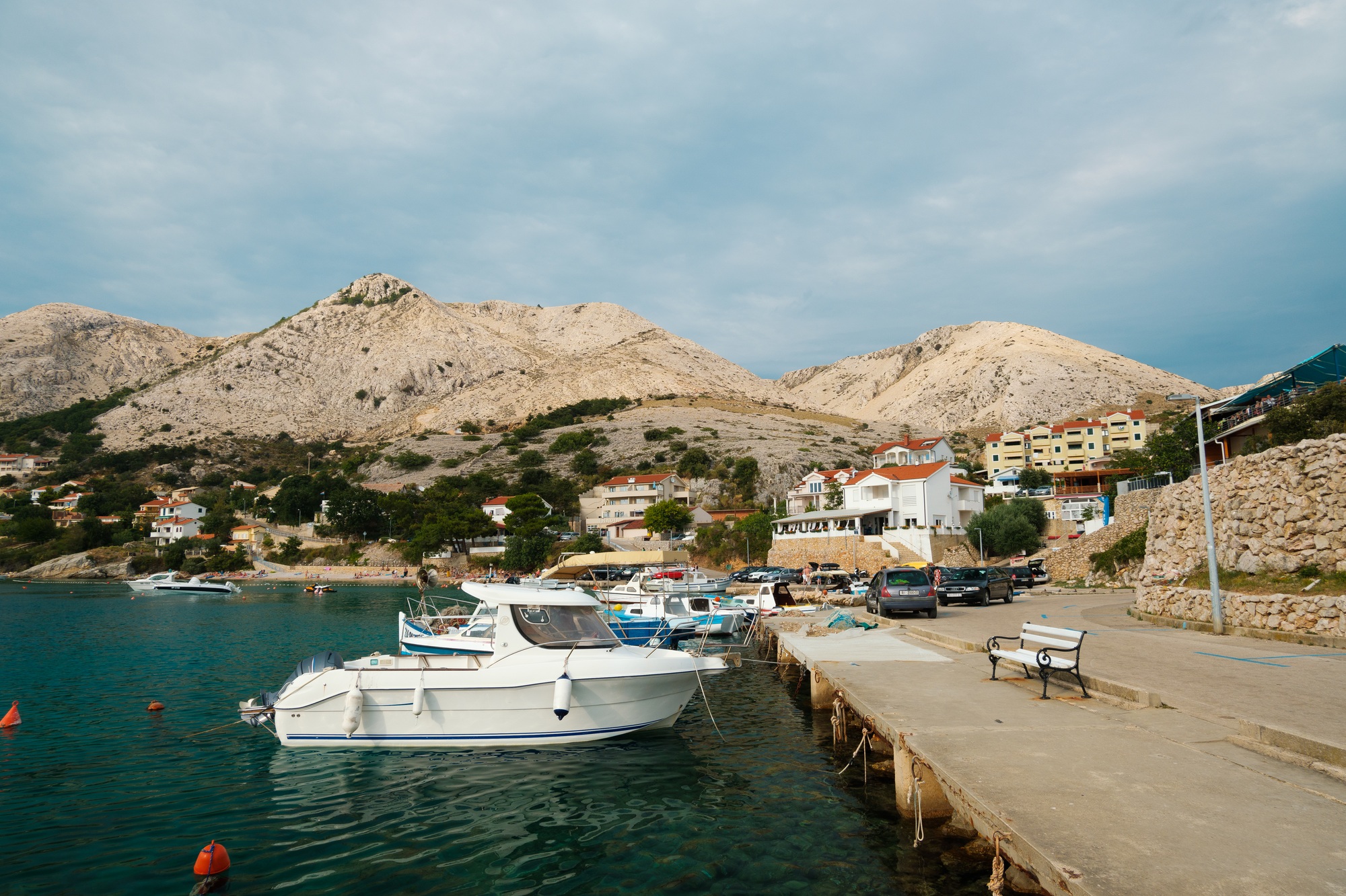 Boats in the dock, Stara Baska, Krk Island, Croatia