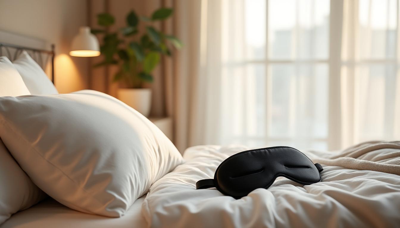 découvrez notre masque occultant avec écouteurs, conçu pour vous offrir un sommeil paisible où que vous soyez. plongez dans le calme et la sérénité grâce à une obscurité totale et des sons apaisants, parfaits pour les voyages ou les siestes à la maison.