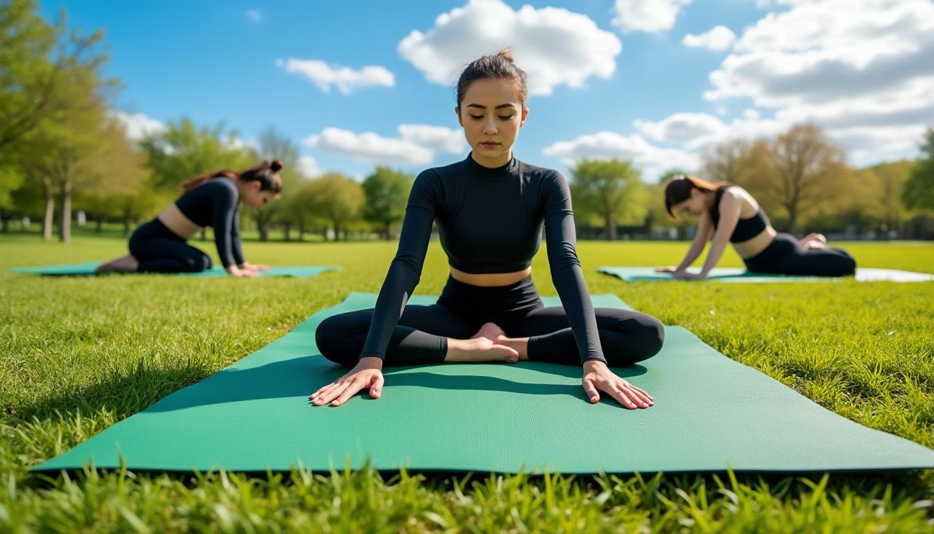 découvrez notre tapis de yoga de voyage, conçu pour vous permettre de vous étirer et de vous détendre entre deux vols. léger et compact, il se glisse facilement dans votre valise, vous offrant un espace de bien-être où que vous soyez.
