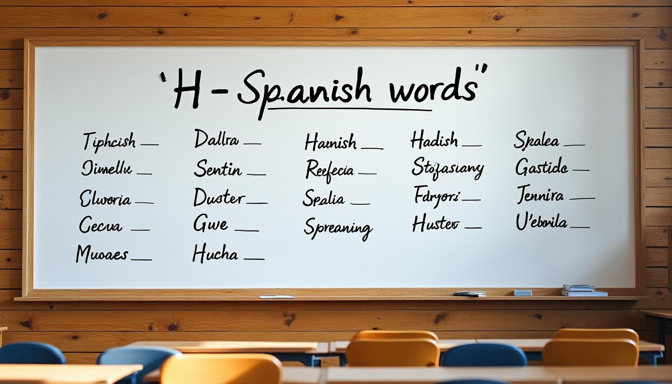 découvrez une liste de mots espagnols commençant par la lettre h, idéale pour les débutants en langue. apprenez la signification et la prononciation de chaque mot pour enrichir facilement votre vocabulaire espagnol.
