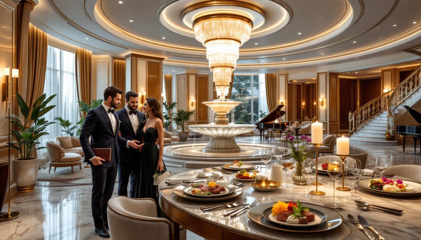 découvrez les palaces hôtels 6 étoiles, où service d'exception et gastronomie raffinée se rencontrent pour une expérience inoubliable.