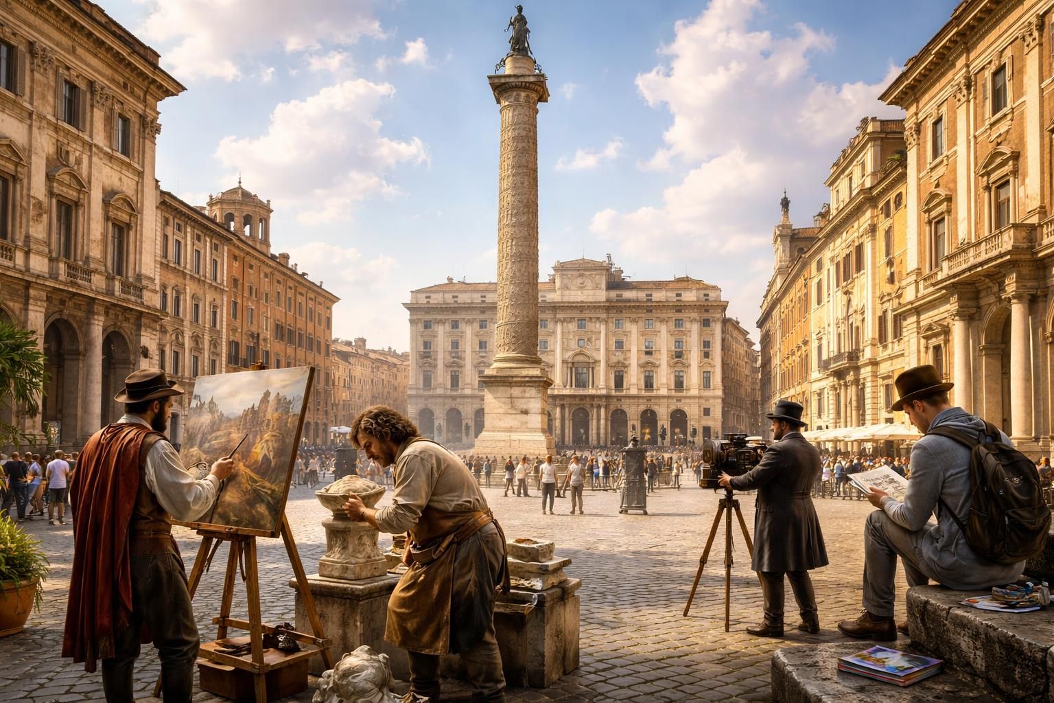 découvrez comment la piazza della colonna à rome a inspiré des artistes de différentes époques, révélant l'impact culturel et artistique de cette place emblématique à travers les siècles.