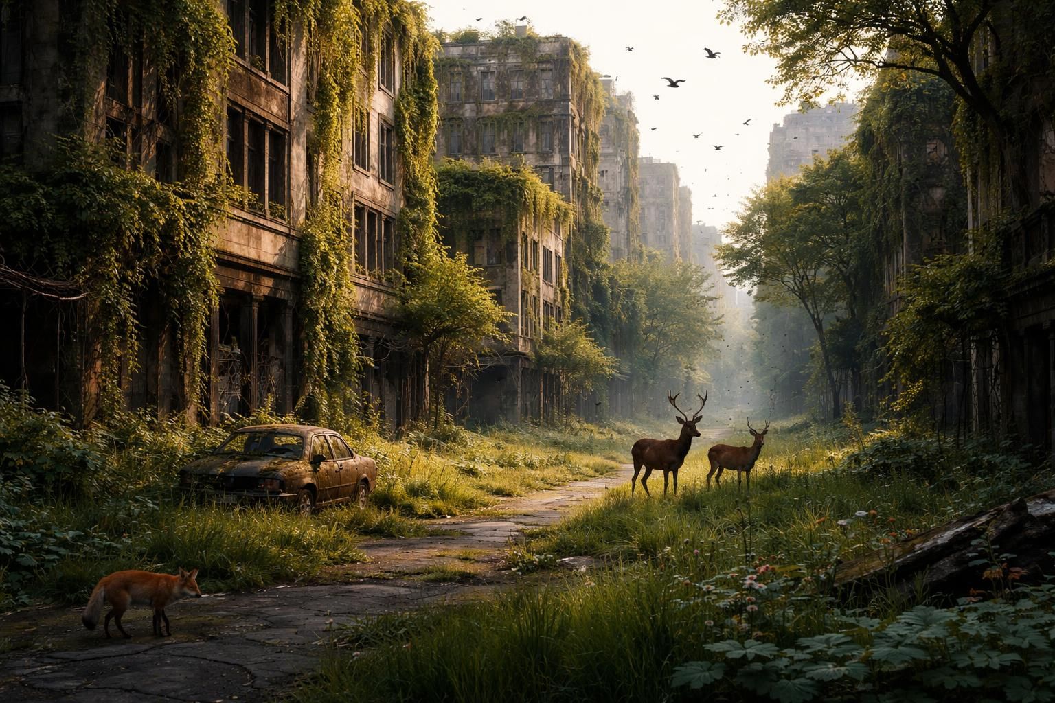 découvrez comment la nature transforme peu à peu les villes abandonnées en espaces sauvages, reprenant ses droits et offrant un nouvel équilibre entre urbanisme et environnement.