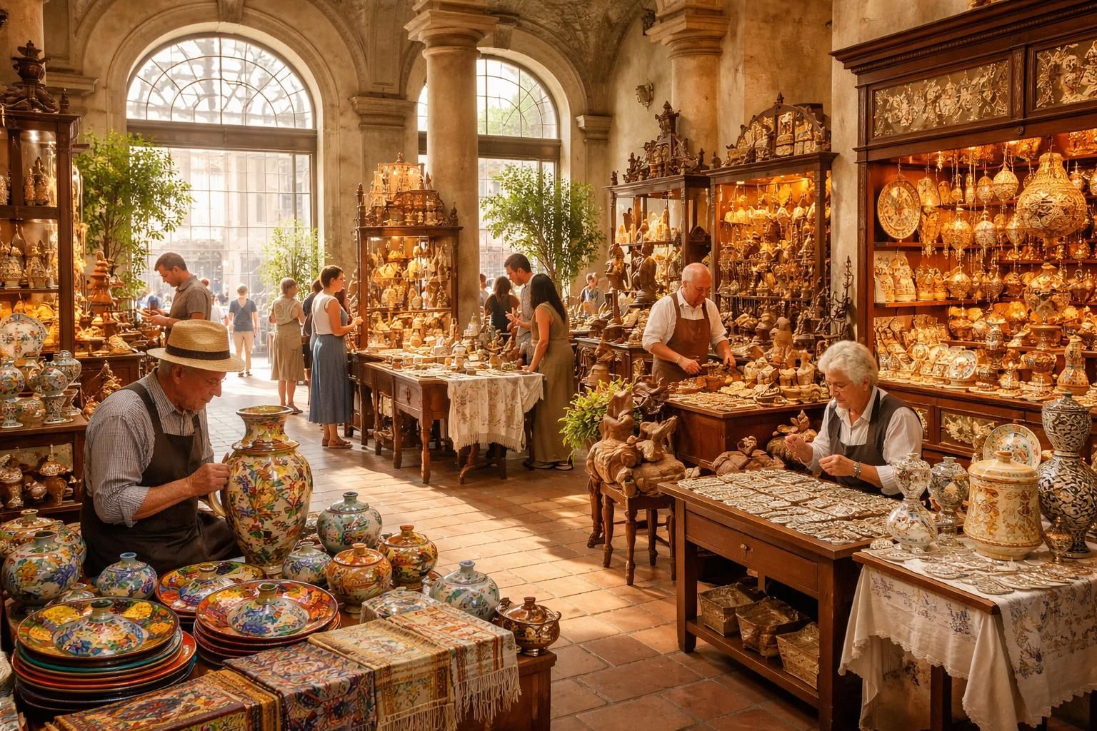 découvrez l'artisanat local authentique à la galerie umberto à naples, un lieu unique qui célèbre la créativité et le savoir-faire traditionnel italien.