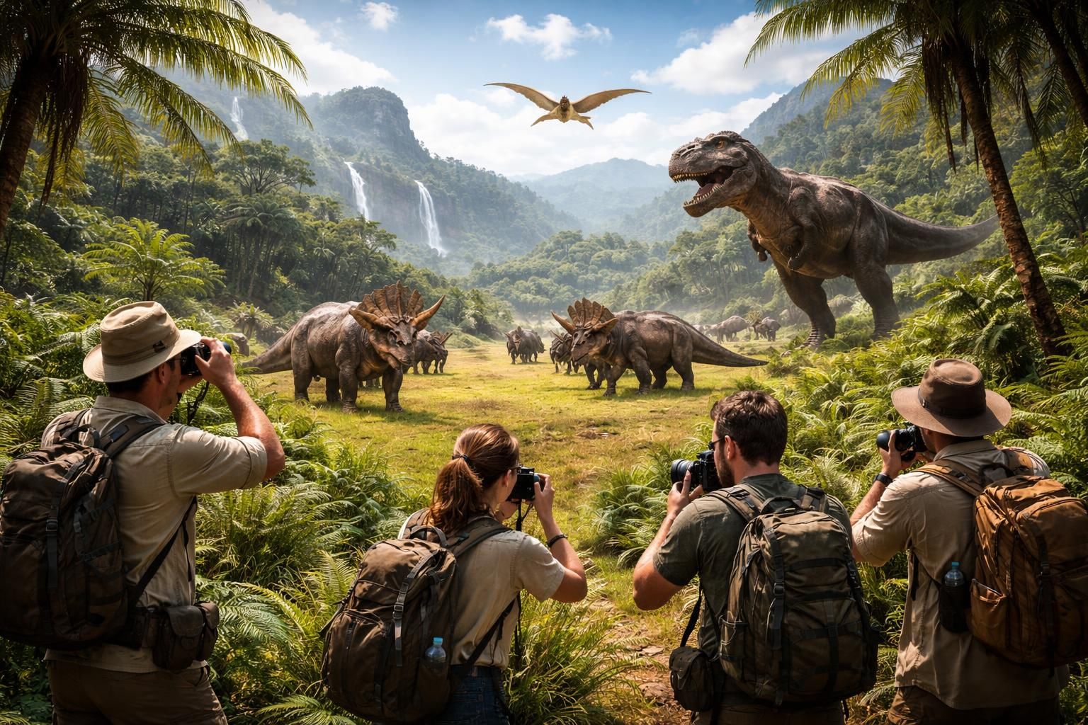 découvrez les aventures palpitantes d'un safari préhistorique et plongez au cœur d'un voyage fascinant à travers le temps, à la rencontre des créatures emblématiques de l'ère des dinosaures.