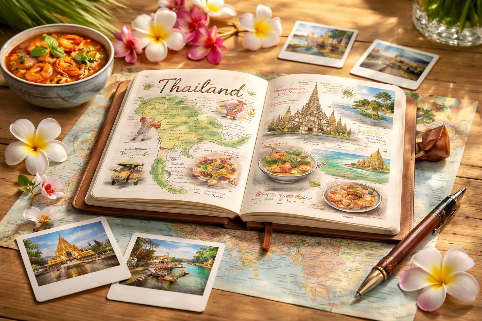 découvrez les meilleures astuces pour personnaliser votre carnet de voyage dédié à la thaïlande et gardez des souvenirs uniques de votre aventure.