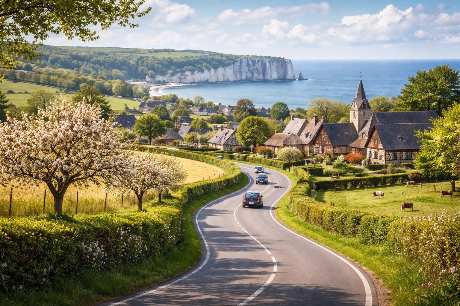 découvrez les meilleurs itinéraires pour un road trip inoubliable en normandie, entre plages historiques, charmants villages et paysages pittoresques.