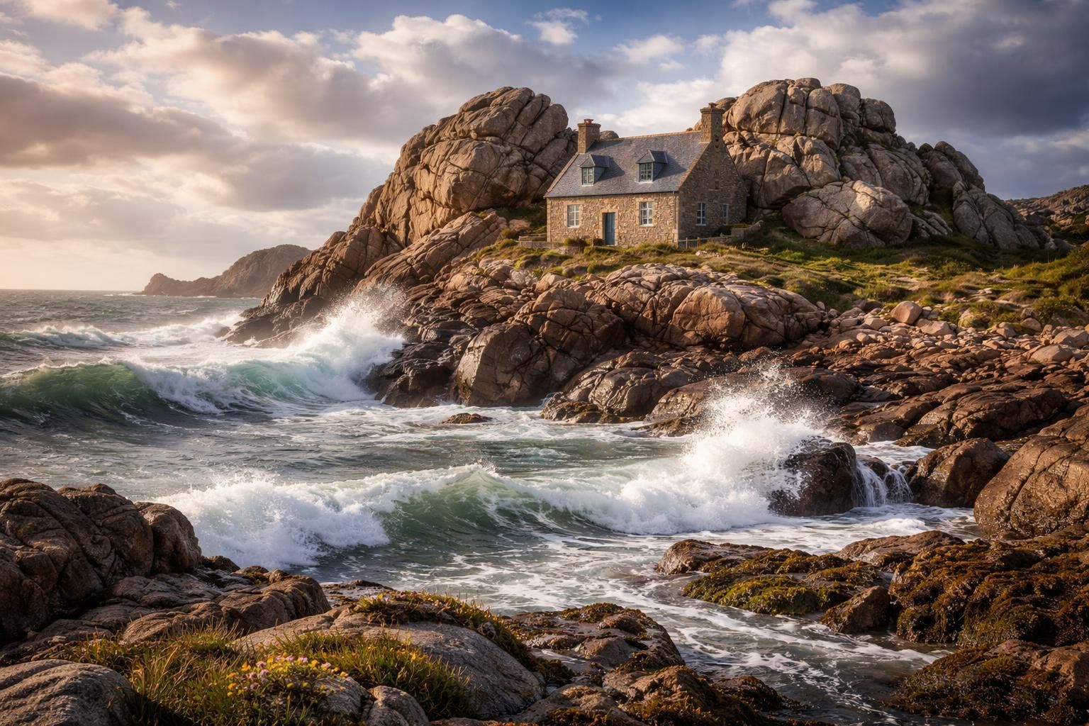 découvrez les secrets fascinants de la maison du gouffre de plougrescant, un lieu unique entre mer et rochers, chargé d'histoire et de légendes impressionnantes.