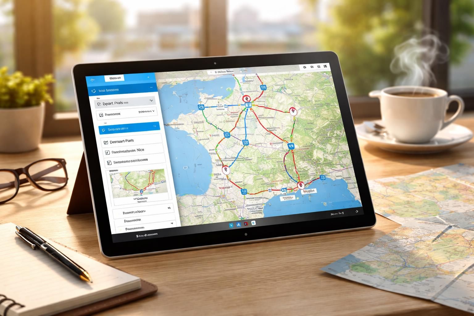 découvrez le tourisme en train avec des correspondances faciles et itinéraires optimisés sur votre tablette windows pour des voyages confortables et bien organisés.