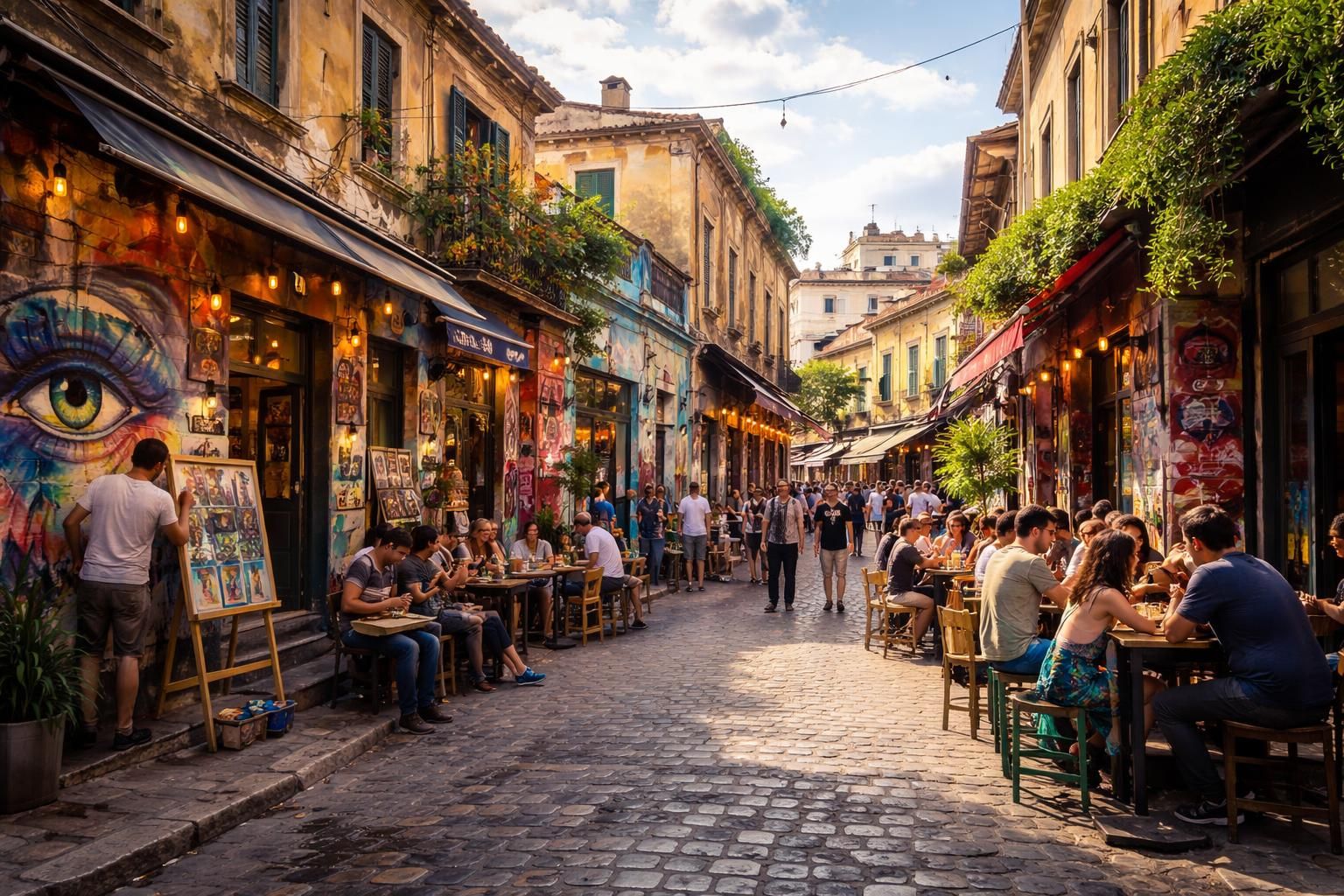 explorez le quartier psiri en grèce, un lieu vibrant où l'art et la culture se révèlent à chaque coin de rue, offrant une expérience authentique et immersive.