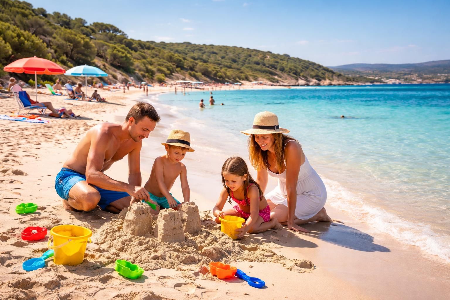 découvrez la beauté époustouflante de la plage de piantarella, un lieu idéal pour des moments inoubliables en famille, entre sable fin et eaux cristallines.