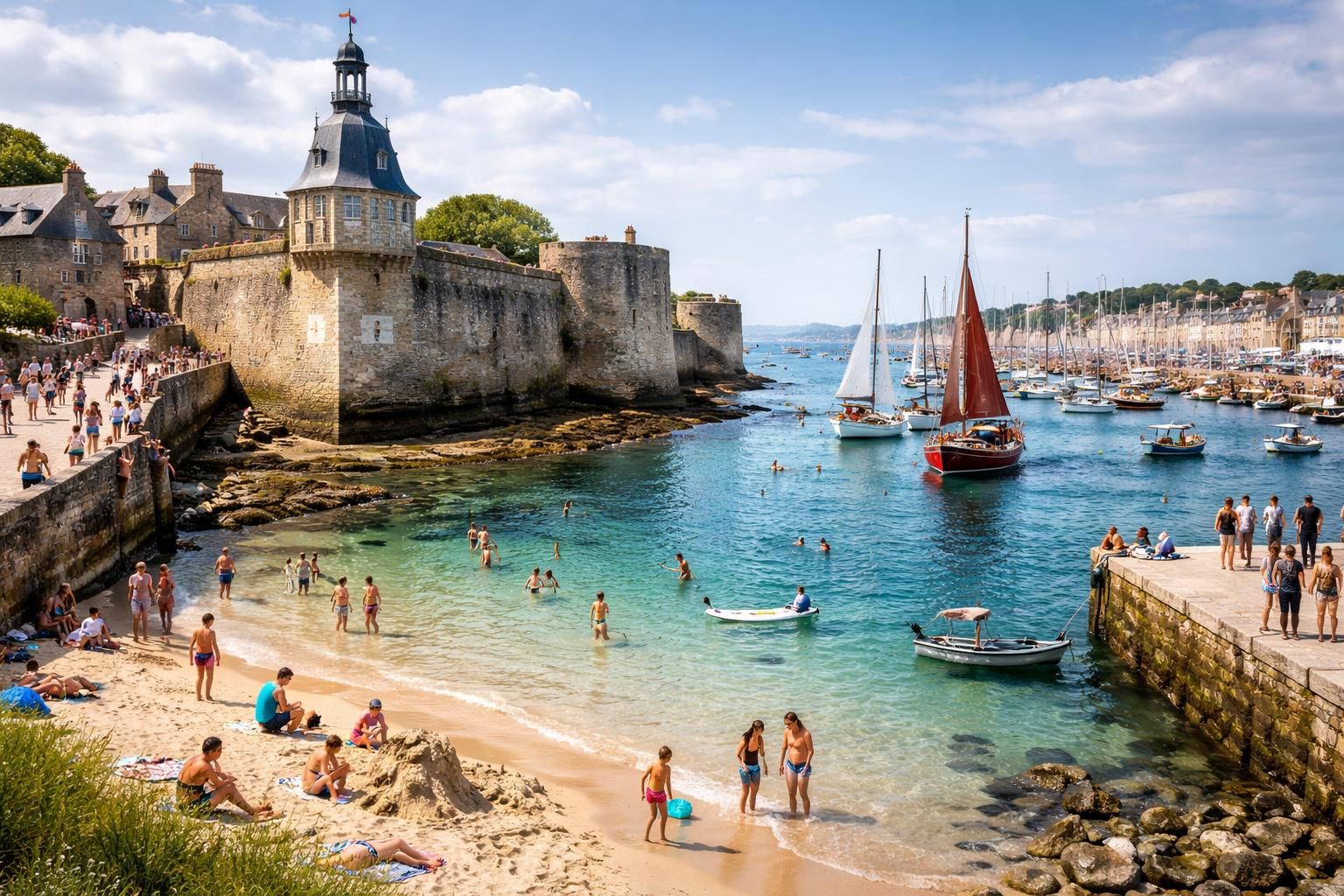 découvrez concarneau, une ville alliant richesses historiques et activités nautiques, pour des expériences inoubliables entre patrimoine et plaisirs marins.