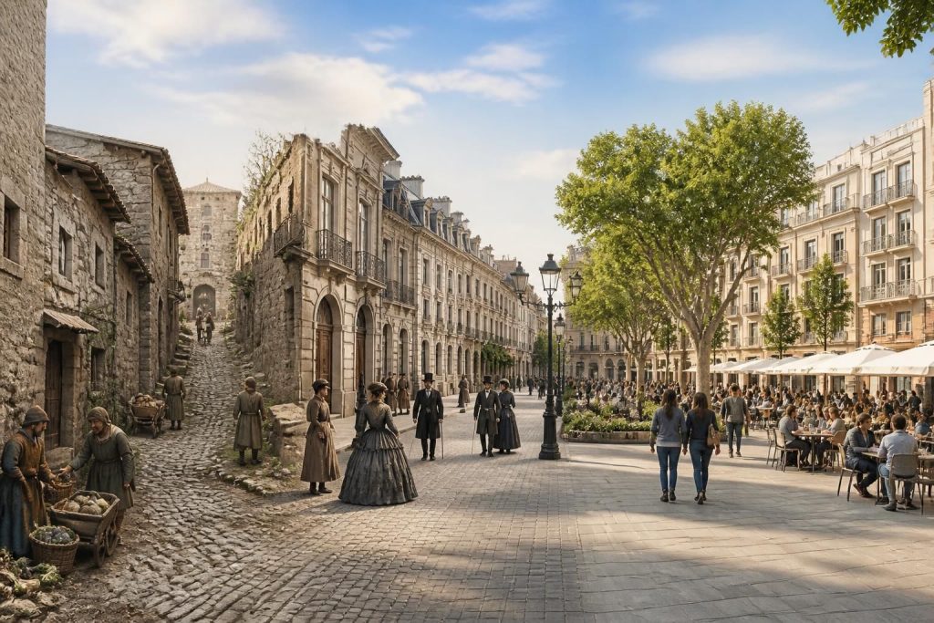 découvrez l'évolution historique du largo da oliveira à travers les siècles, de ses origines à son importance culturelle actuelle.