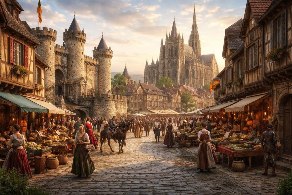 explorez les richesses historiques et culturelles des villes médiévales françaises, plongeant au cœur de leurs trésors architecturaux et traditions à travers les siècles.