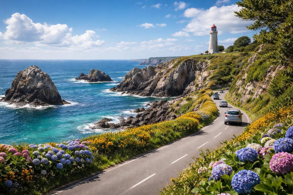 découvrez un magnifique coin en bretagne lors de votre road trip et laissez-vous émerveiller par ses paysages époustouflants, sa culture riche et son ambiance authentique.