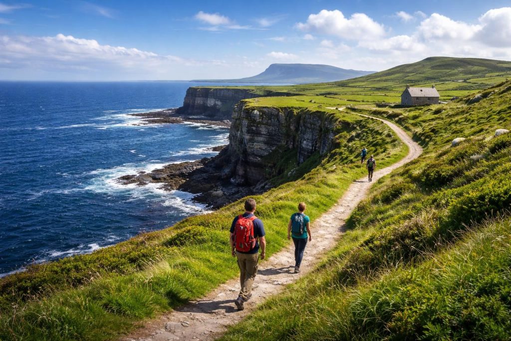 découvrez les meilleures randonnées à mullaghmore head, sligo, avec notre guide complet pour explorer ses paysages côtiers époustouflants et ses sentiers accessibles à tous.